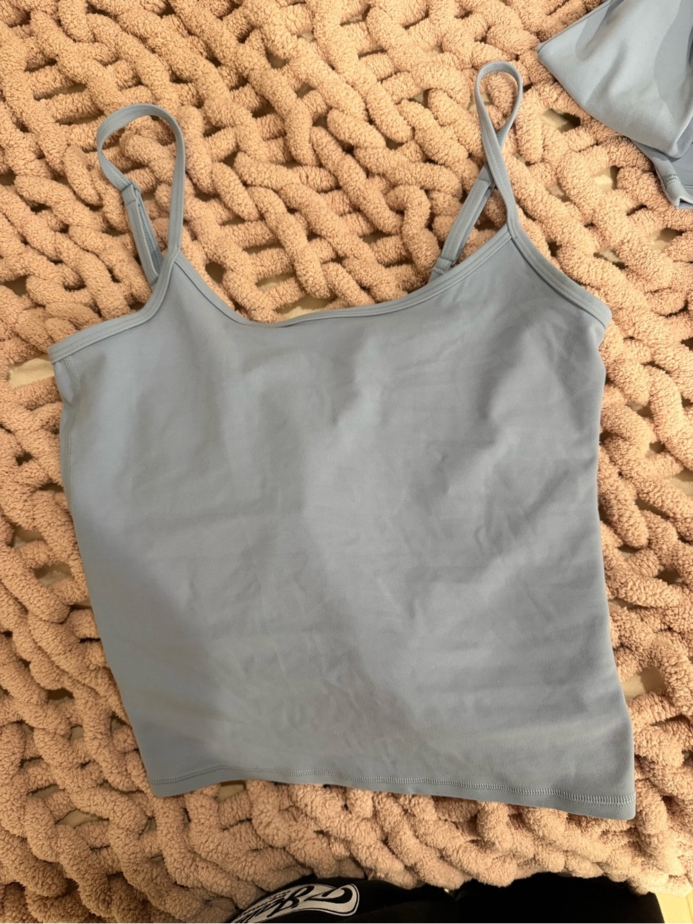 Aritzia NWT Light blue tank - butter medium